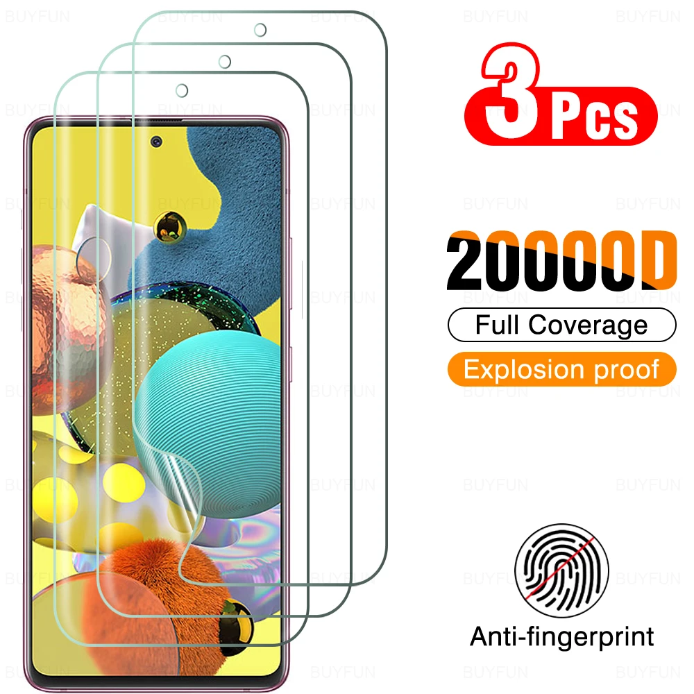 

Защитная пленка для samsung galaxy a51/a52/a50/a42/a41/a40, Гидрогелевая пленка для a32, a31, a30s, a30, не закаленное стекло, 3 шт.