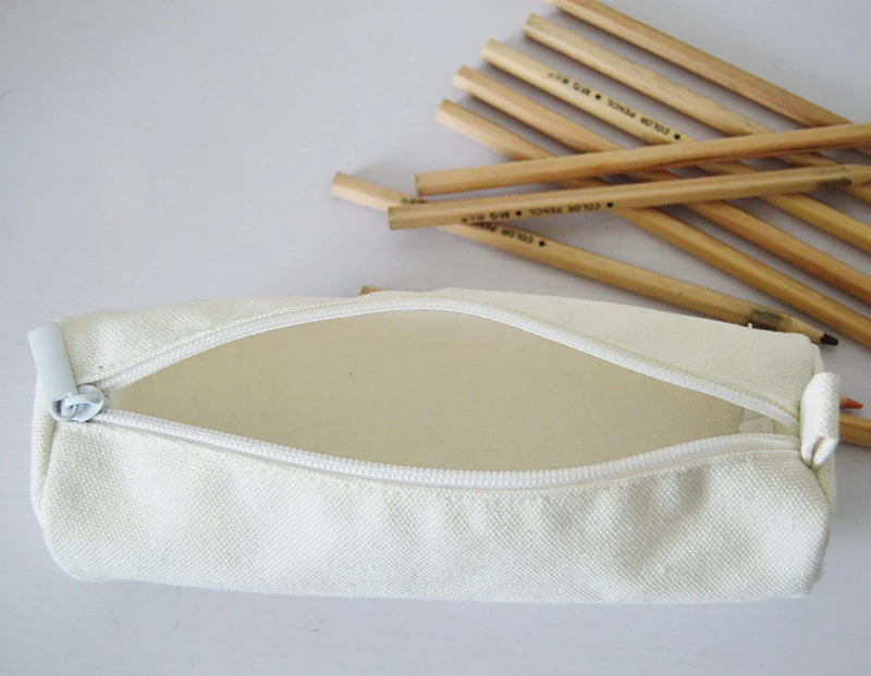 Простой черный белый цвет Карандаш Чехол канцелярские принадлежности для