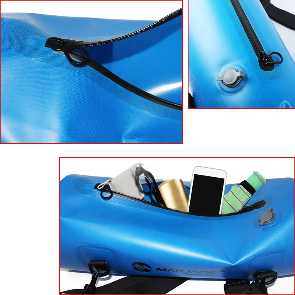 Водонепроницаемая сухая сумка 12 л буй для плавания буксировочная поплавковая