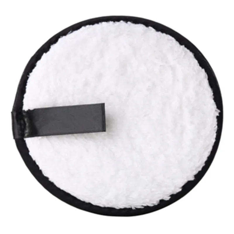 White Cosmetic Puff Новинка, мягкое полотенце из микрофибры для снятия макияжа, очиститель для лица, плюшевая пуховка, многоразовые очищающие тканевые подушечки, инструменты для ухода за кожей лица - Цвет: White Cosmetic Puff