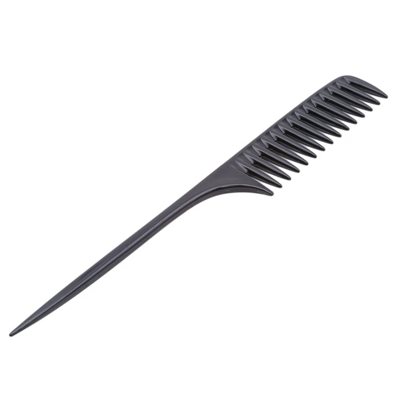 

Professional Heat Resistant Salon Black Pin Tail Antistatic Comb Hard Carbon Cutting Comb Hair Trimmer Brushes