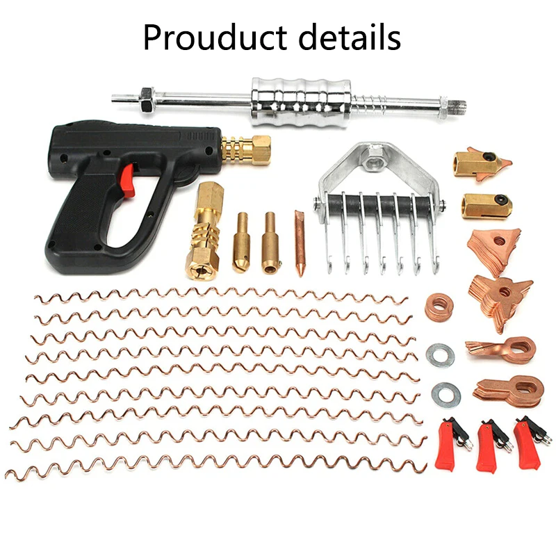 Hot sales 66Pcs/Set Dent repair puller kit vehicle tool manual body welding gun micro welding machine enlarge
