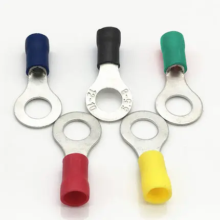 1000 шт. RV1.25-32 кольцевая изолированная клемма кабельный разъем электрическая