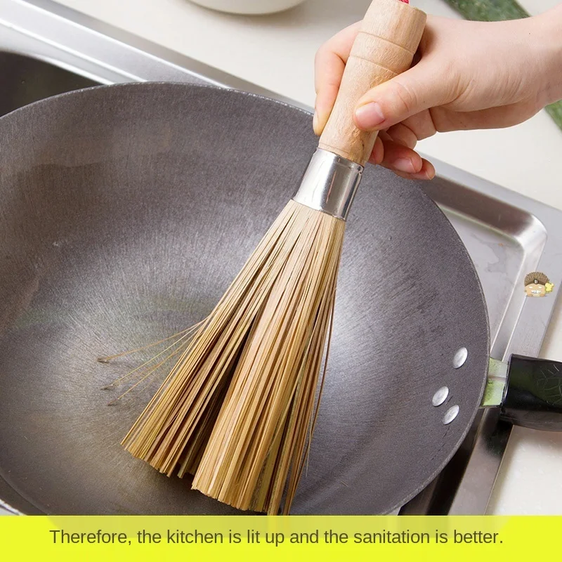 

Brush Washing Pot Traditional Kitchen Hotel Bamboo Washing Pot for Restaurant and Home Use Natural Pot Bamboo