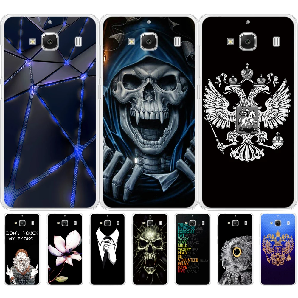 Мягкий чехол для телефона Xiaomi Redmi 2 Redmi2 крутой дизайн силиконовый чехлы Hongmi Hongmi2
