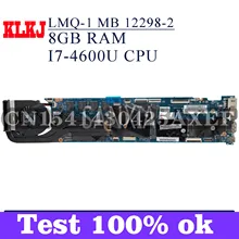 KLKJ LMQ-1 12298-2 Laptop Motherboard For Lenovo Thinkpad X1-Carbon 2014 Original Mainboard 8GB-RAM I7-4600U