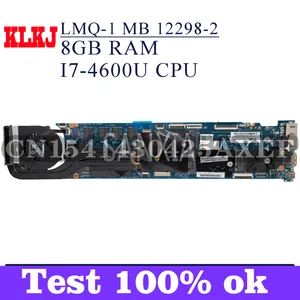 klkj lmq 1 12298 2 laptop motherboard for lenovo thinkpad x1 carbon 2014 original mainboard 8gb ram i7 4600u free global shipping