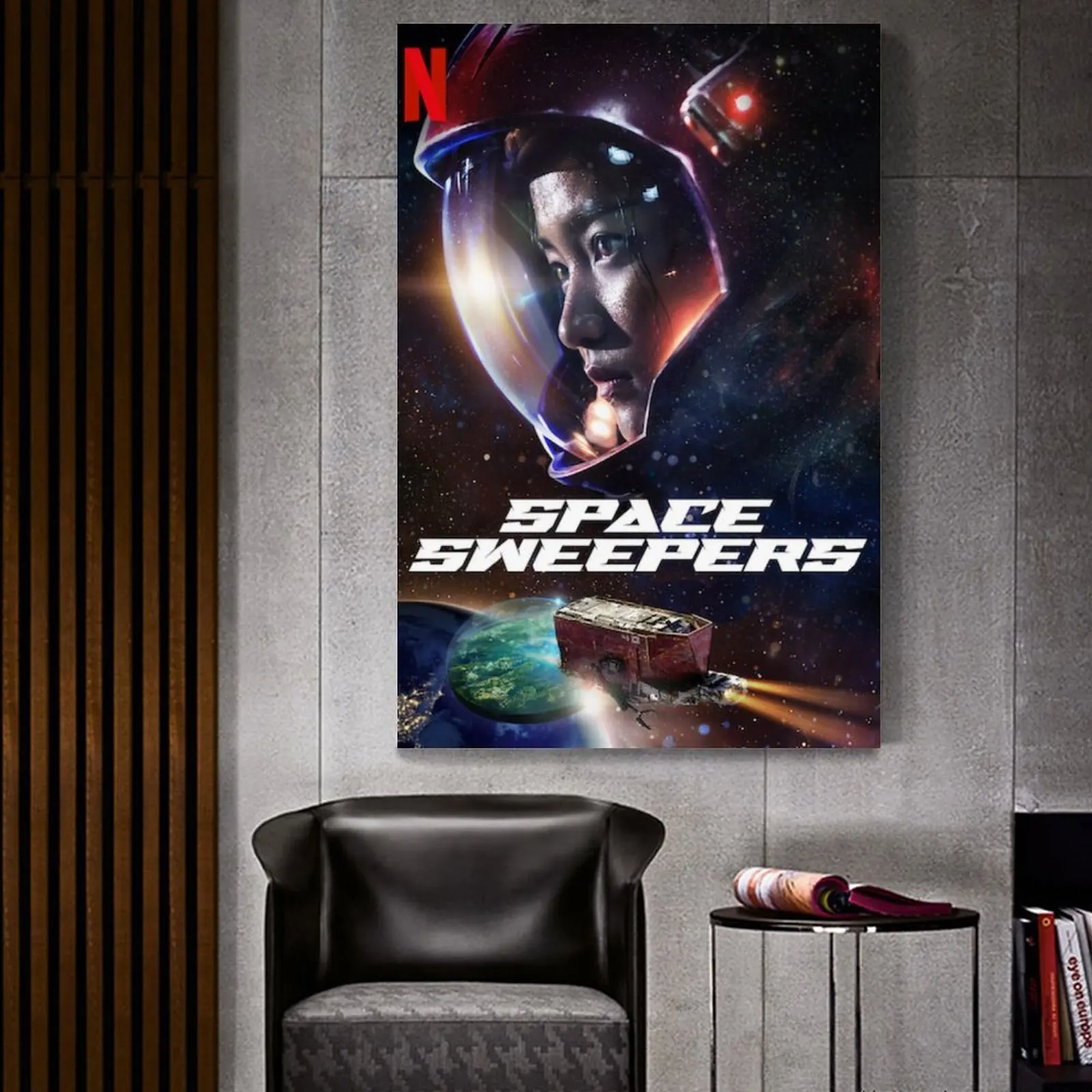 Художественный плакат и настенный Space Sweepers для экшн-фильмов современные