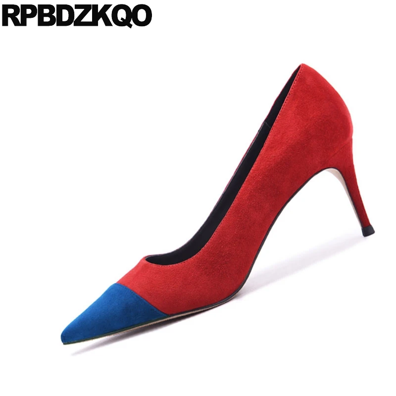 Тонкая обувь в китайском стиле высококачественные женские туфли с острым носком