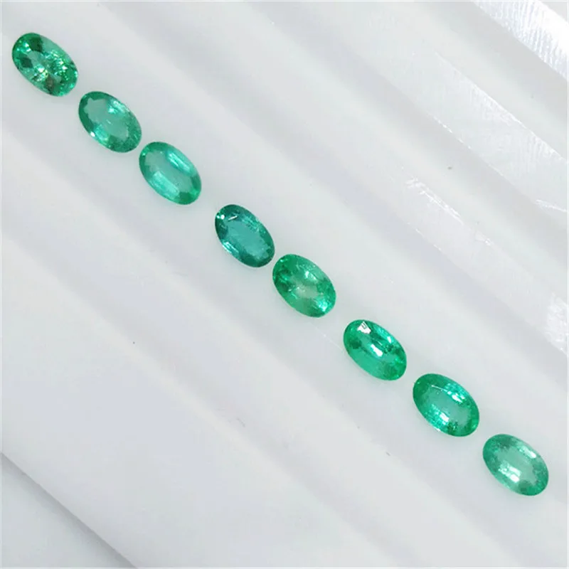 100% natural emerald loose gemstone real SI grade emerald gemstone for jewelry DIY
