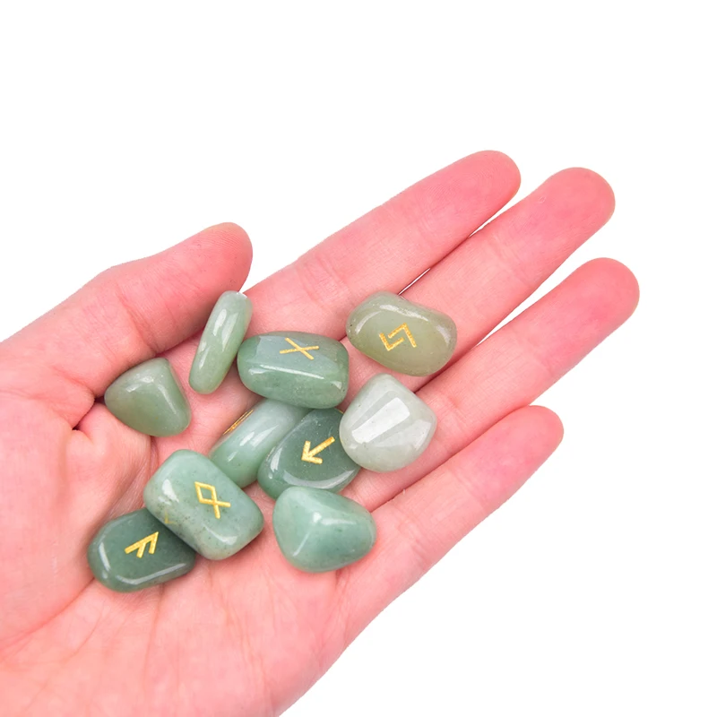 

25PCS Stone Rune Fortune-telling Runes Stones Runes Divination Crystals Runas Reiki Healing Fortune-telling Rune Engraved Runas