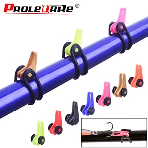 10 компл.лот, рыболовный крючок, пластиковый надежный держатель для удочки, аксессуары для крючки с блесной для приманки, безопасное хранение удочки, инструмент для заброса приманки