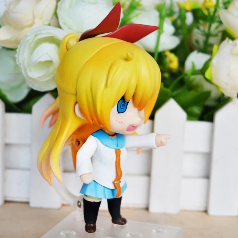 Новое поступление японские аниме экшн-фигурки Nisekoi Kirisaki Chitoge 421 # PVC 10 см Q версия