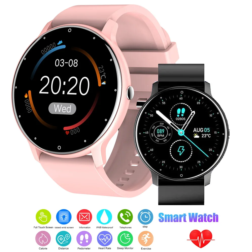 

Мужские спортивные Новые смарт-часы для женщин фитнес-трекер Шагомер Смарт-часы монитор сна пульсометр цифровые наручные часы для IOS Android