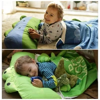 cartoon animal modeling cotton baby sleeping bag winter toddler girl boy childkids warm sleep bagssize130105cm1 4 yea