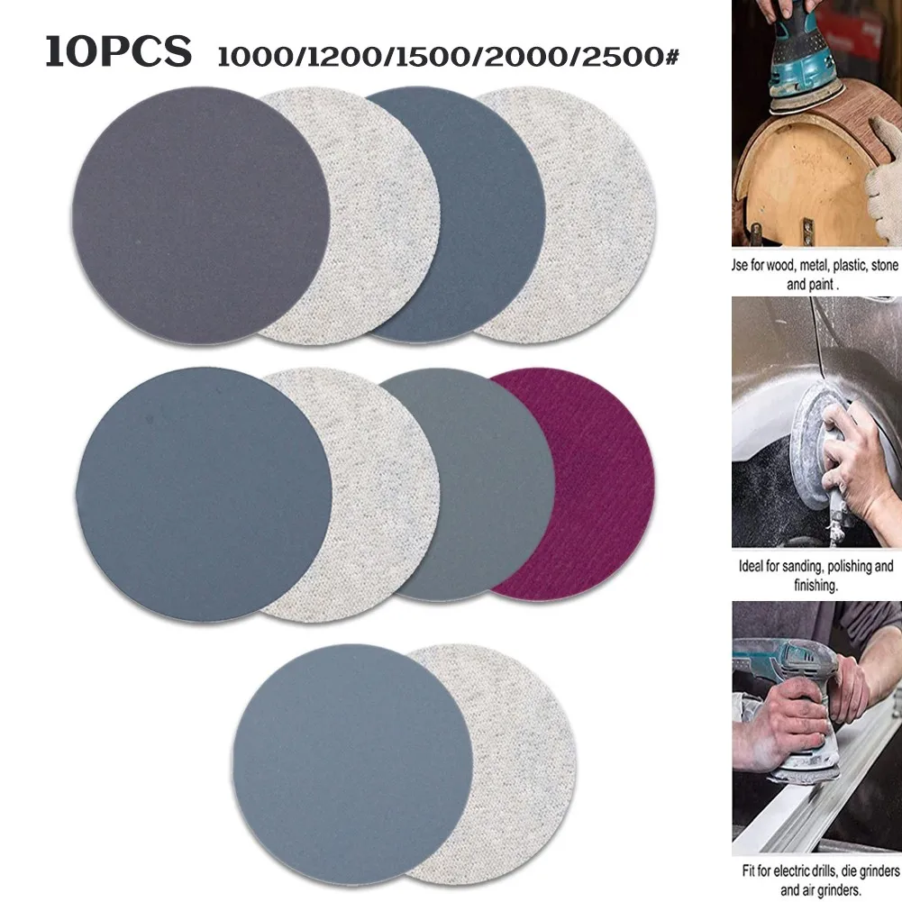 

Wet And Dry Sandpapers Without Hole 1000-2500# 150mm 6inch Sanding Discs Sandpaper