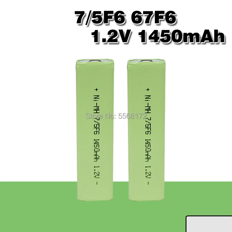 1 2 V 7/5F6 67F6 1450mAh Ni-MH батарея для жевательной резинки 7/5 F6 cell panasonic sony MD CD кассетного