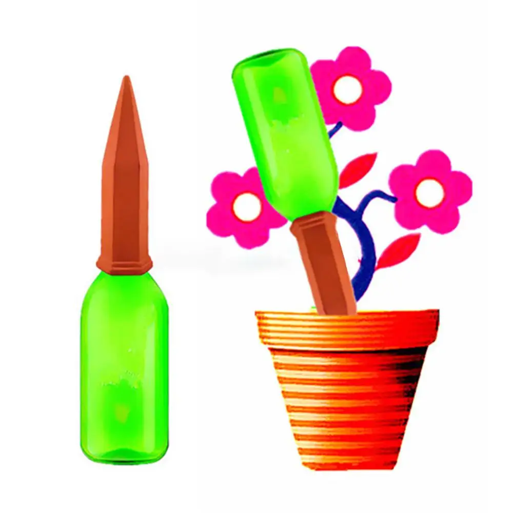 Набор из 8 конусов для самополива терракотовых растений устройство