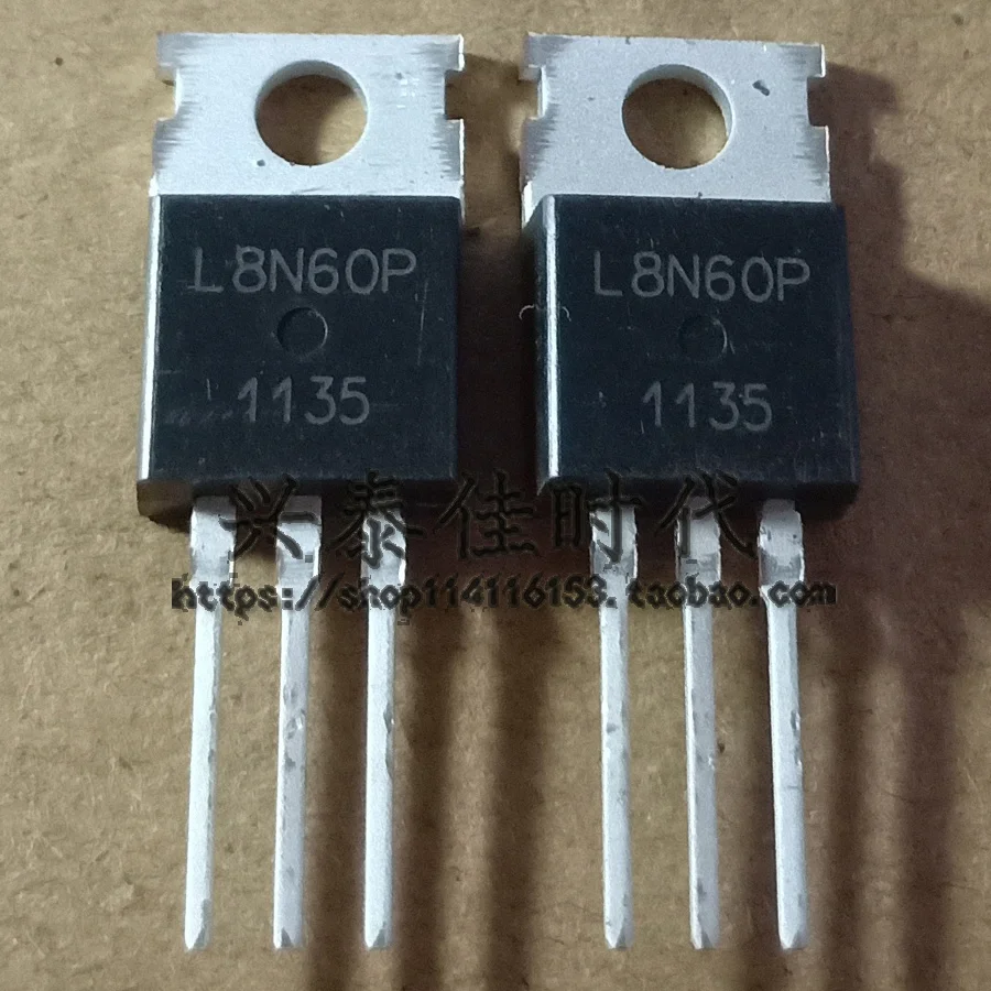 

Original new 5pcs/ L8N60P 8A600V TO-220