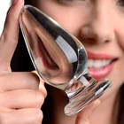 Анальная пробка из прозрачного стекла, для пар, различные типы