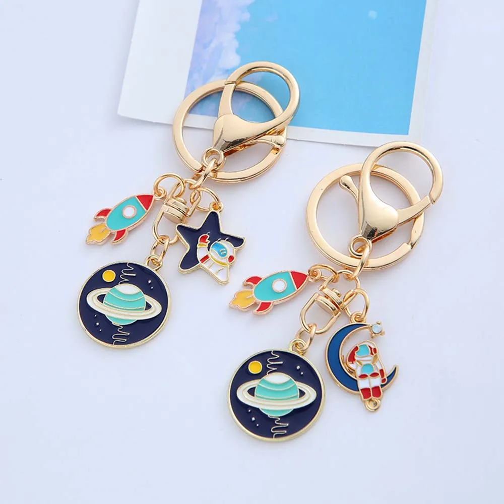 Брелок-подвеска Женский в виде Луны космонавты и ракеты мобильный телефон сумка