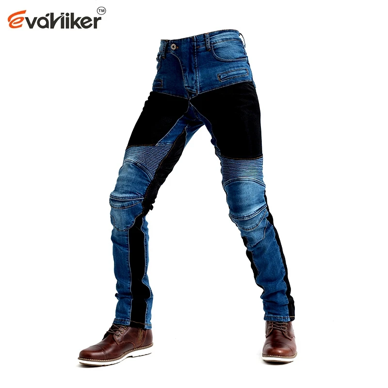 PK719 black Jeans Leisure Motorcycle Men's Outdoor Jean Ventilation and ventilation With vents cycling Pants Protect Equip | Автомобили