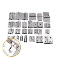 door connector accessories durable furniture home 46 mounting holes stainless steel hinges window cabinet jewelry box