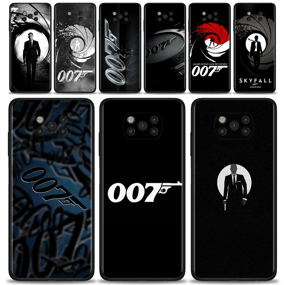 Бесплатная доставка чехол Джеймс Бонд 007 для Xiaomi Poco X3 NFC M3 Pro F3 GT F1 Mi Civi 11T 10T 10 5G 11 Note