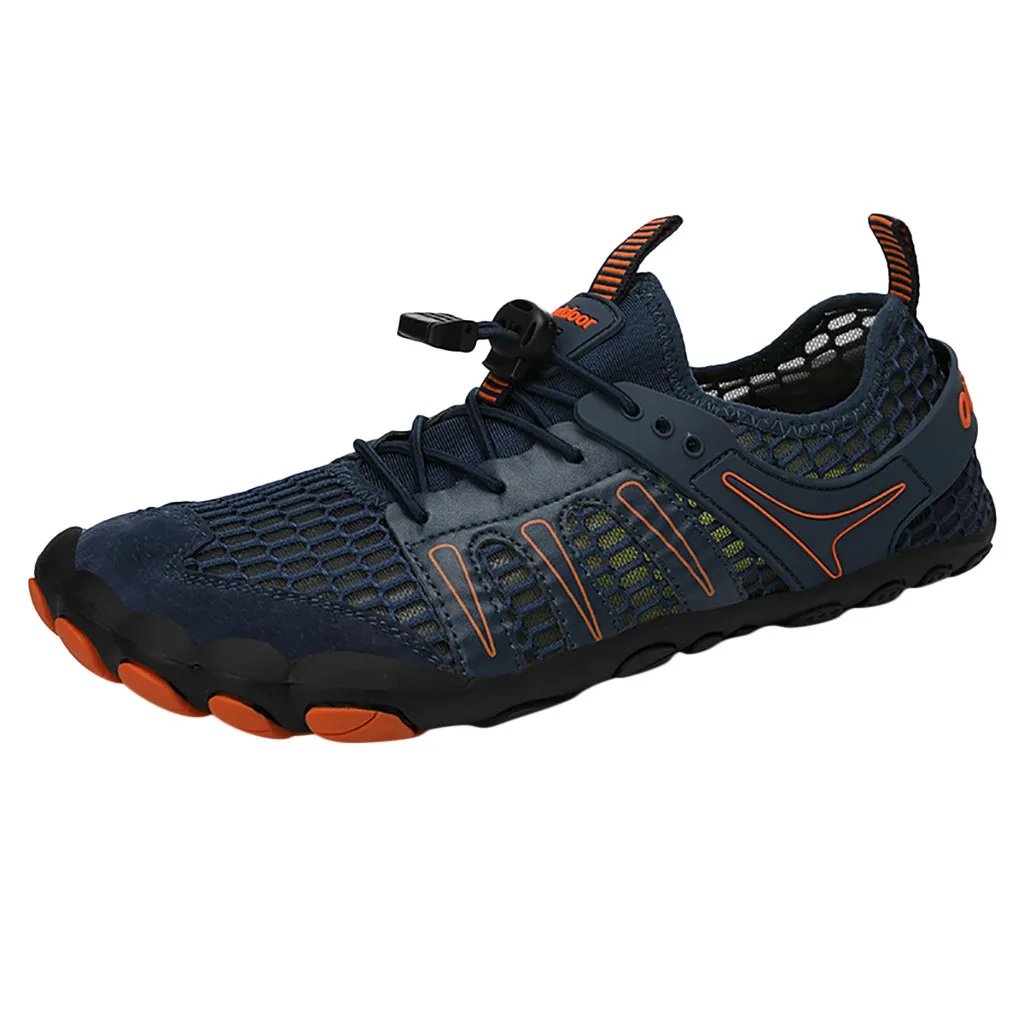 Men Barefoot Five Fingers Shoes Summer Water Shoes for Men Outdoor Lightweight Men Shoes Fitness Sports Sneakers#N