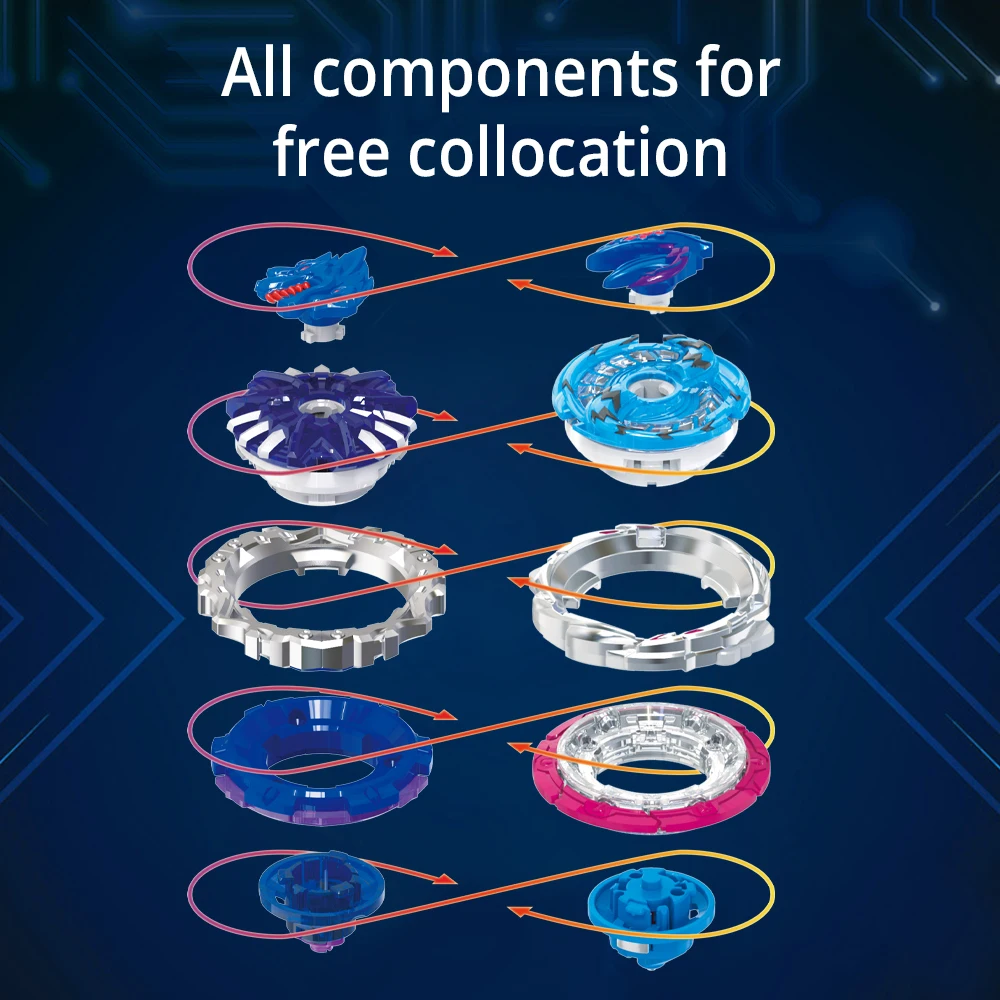 Набор инструментов Infinity Nado 5 дюймов 3 в 1 с магнитным пусковым устройством|Волчки| |