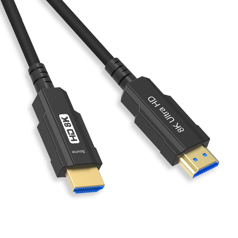 8 к углеродное волокно совместимому с HDMI 2 1 оптоволоконного кабеля 8K @ 60 Гц 4K 120