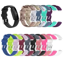 Waterproof Silicone Sport Watch Band Wrist Strap Replacement Small Size for Fitbit Inspire 2 Wearable Devices Smart Accessories