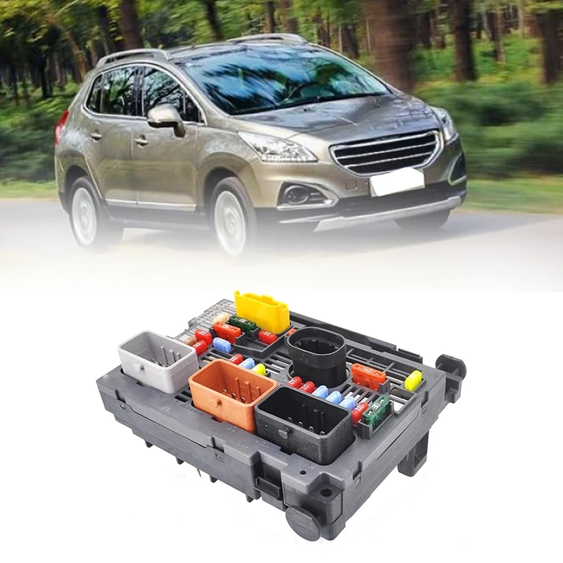 

Автомобильный блок предохранителей BSI под крышкой BSM R02 R19 для Peugeot 3008 407 Citroen C5 C4 PICCASO 9667044980 REF1847