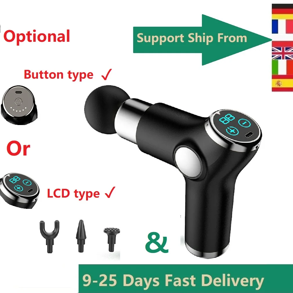 Массажер пистолет для расслабления мышц электрический портативный аппарат