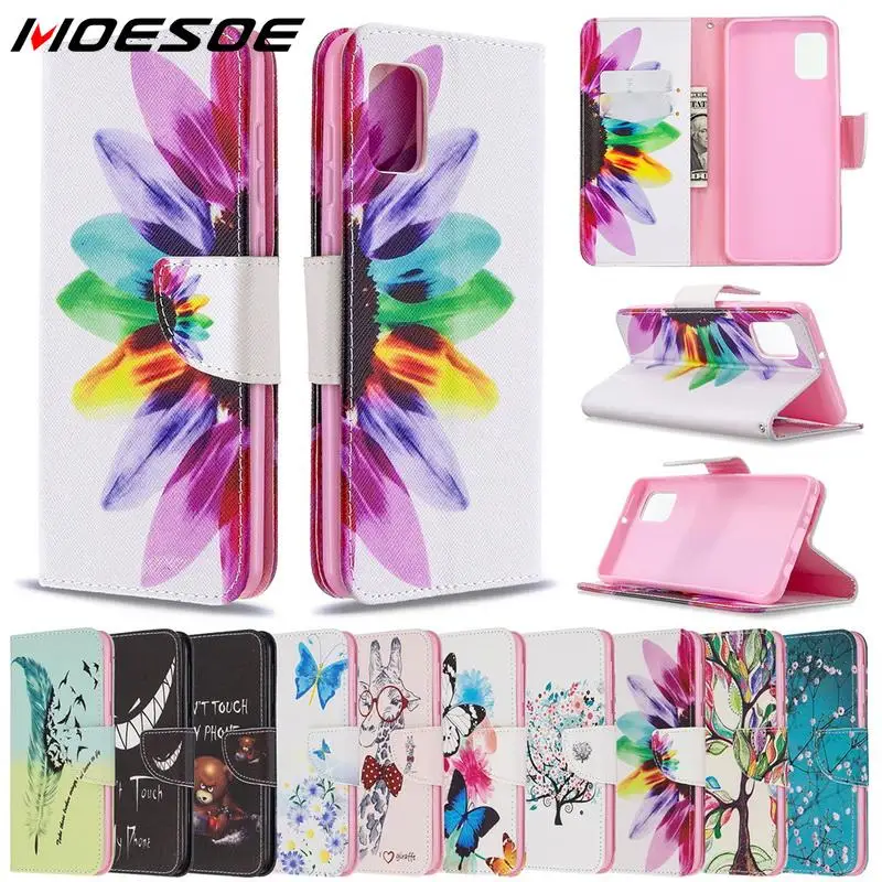 

PU Leather Flip Wallet Book Case For Samsung Galaxy A31 A51 A71 A50 A70 S20 Ultra S10 Note 10 Plus A30 A50 A70 A32 A52 A72 5G