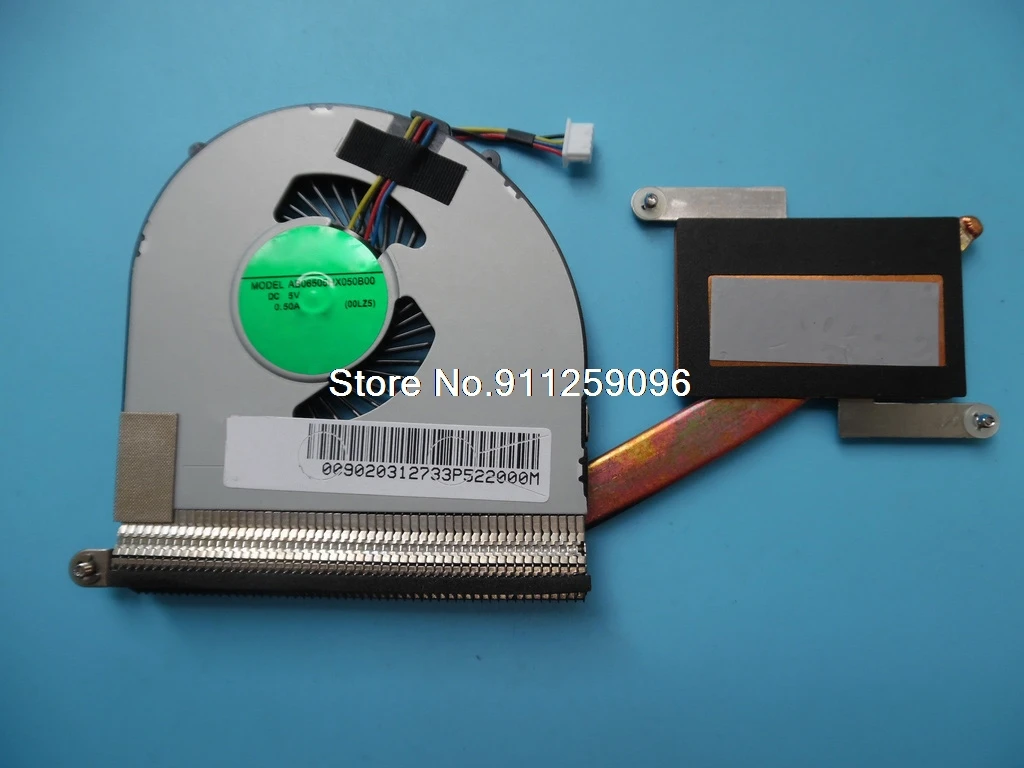 Вентилятор и радиатор для ноутбука Lenovo для IdeaPad U330P U330T U330 TOUCH 90203127 36LZ5TMLV10 AB06505HX050b00 (00LZ5) UMA New