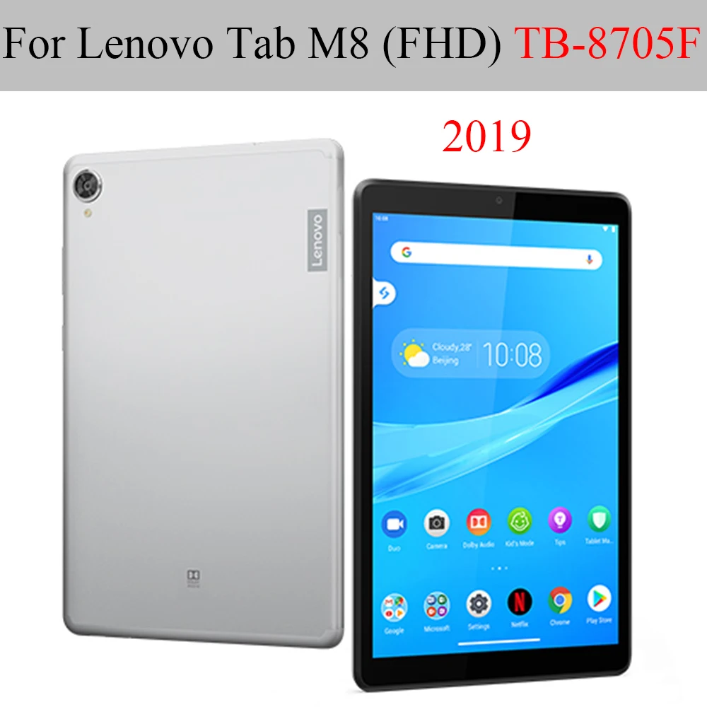 Чехол для планшета Lenovo Tab M8 FHD 8 0 дюйма 2019 силиконовый мягкий чехол из ТПУ подушка