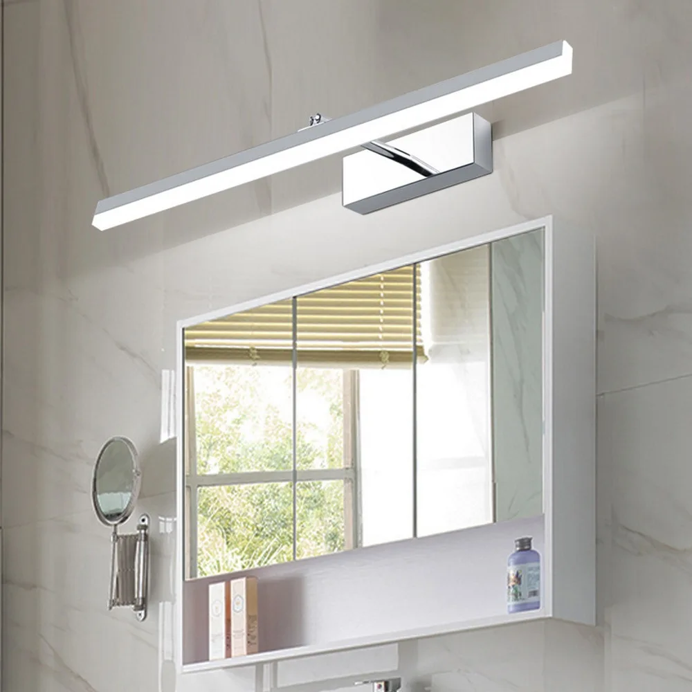 

Modern Led Mirror Light 9W 12W AC111V~240V Wall Mounted Industrial Wall Lamp Waterproof Stainless Bathroom Light Home Decoration