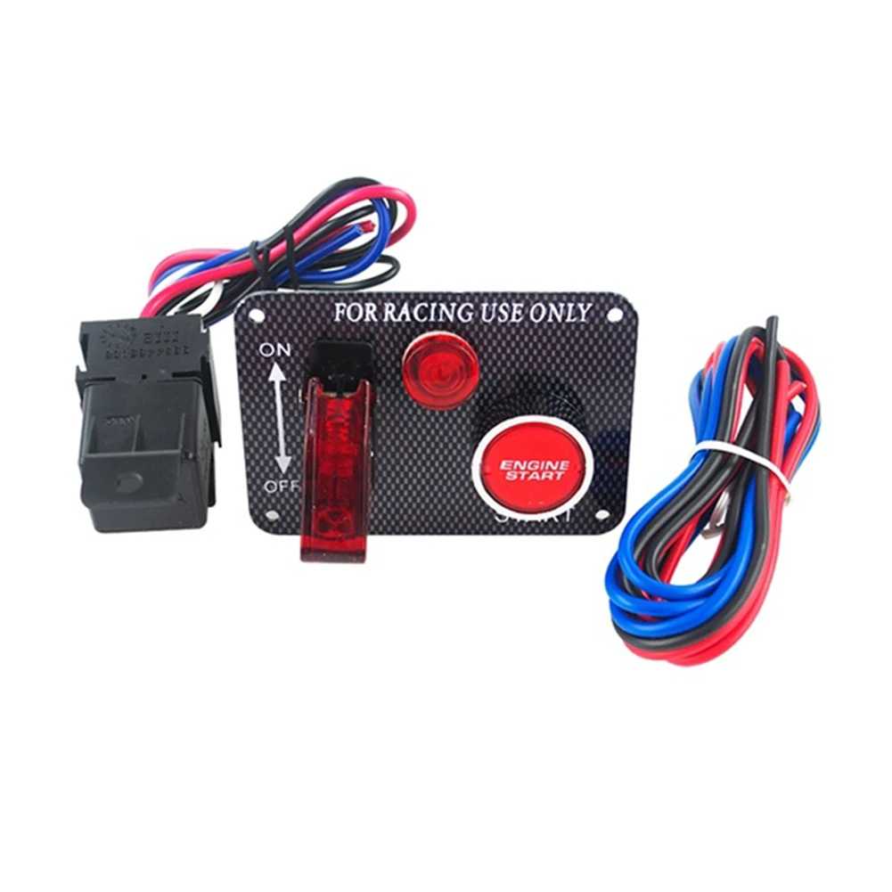

Modified Ignition Switch Panel DC12V KG15 KG16 KG17 For Racing Car LED Toggle Engine Start Push Button Accessory Dropship Switch