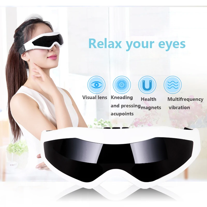 Electric Eye massager machine comfortable Eyewear Glasses Eye massager vibration tools device Eye protection instrument