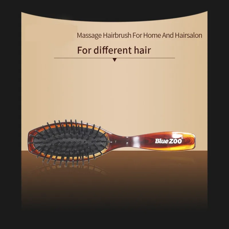 Портативная Массажная расческа массажка Антистатическая круглая щетка для