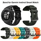 22 мм ширина для спорта на открытом воздухе мягкий силиконовый ремешок для наручных часов сменный браслет часы для Garmin Instinct умные аксессуары