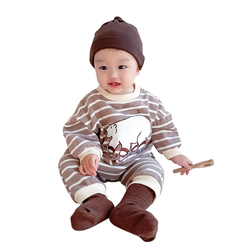 

Комбинезон для новорожденных мальчиков и девочек, комбинезон с коротким рукавом, боди, однотонная трикотажная одежда, 2021