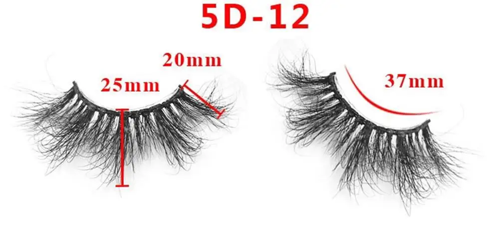 

Sample order 100% 5D Mink Eyelashes Natural Thick Long False Eyelashes Dramatic Fake Lashes Makeup Extension Eyelashes