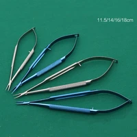 ophthalmology surgery microscopic instruments round handle micro needle holder hand surgery needle holder cosmetic plastic needl