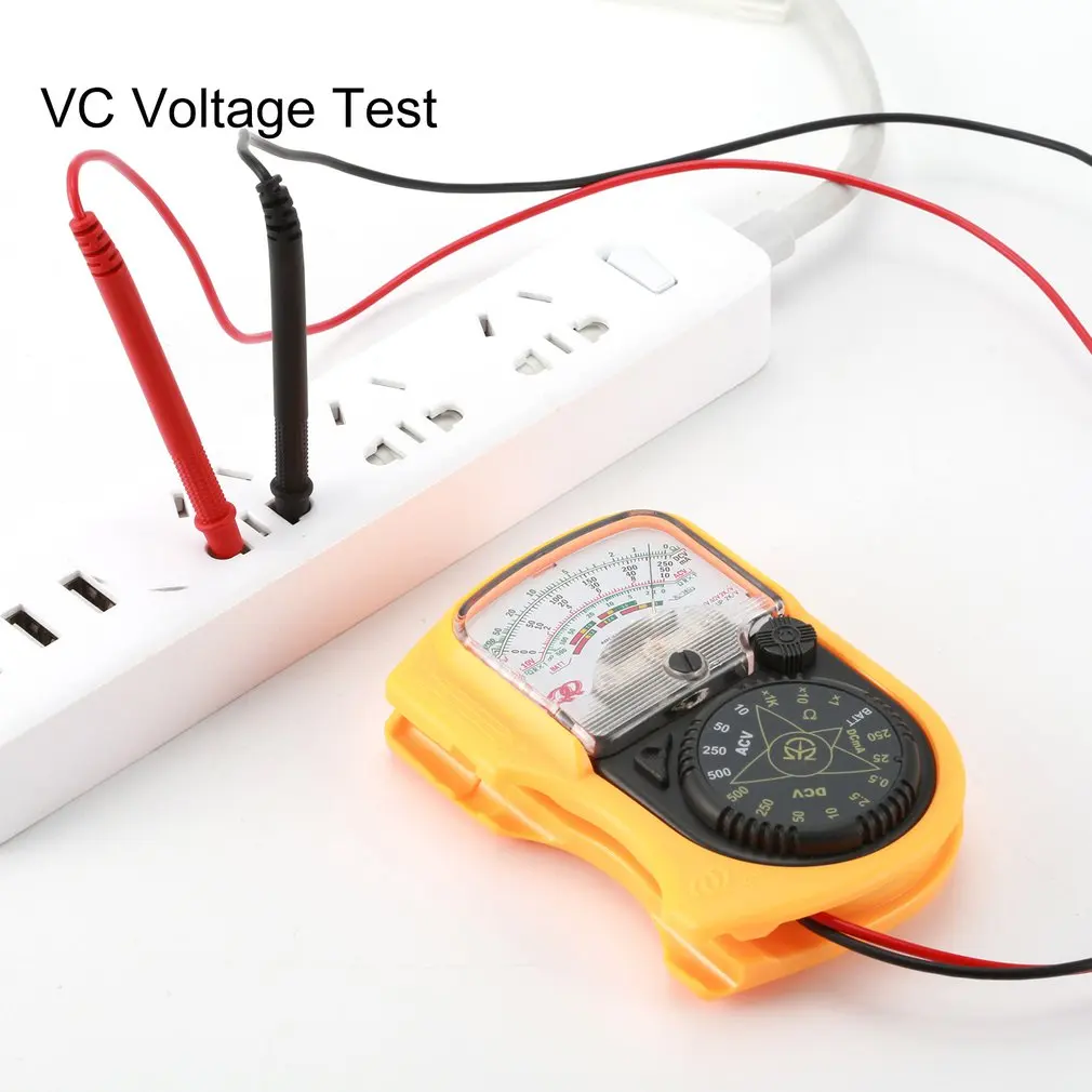 NEW QQ2.0 Hand-hold Pocket Pointer Analog Multimeter AC/DC Voltmeter Mechanical Ammeter Current Voltage Resistence Tester Meter |