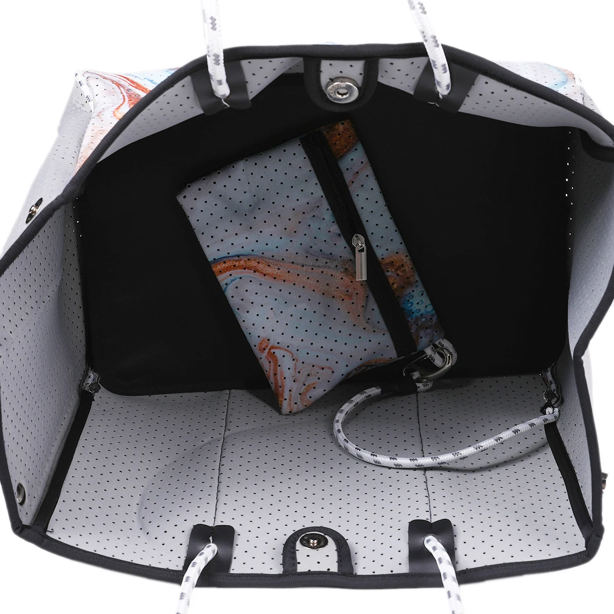 

Women's waterproof large neoprene bag, beach leisure neoprene bag, eyelash bag