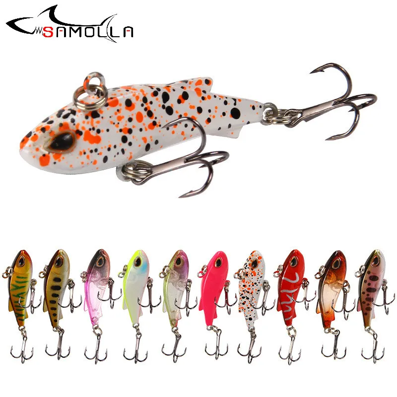 Рыболовные приманки грузики 4g Mini Vib погружные для плавания полной воды с длинным