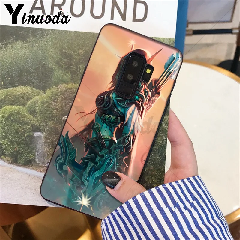 Yinuoda World of Warcraft артасов Сильвана протектор чехол для samsung S9 S9 плюс S10 S6 S6edge S10plus S7 S7edge S8 S8plus