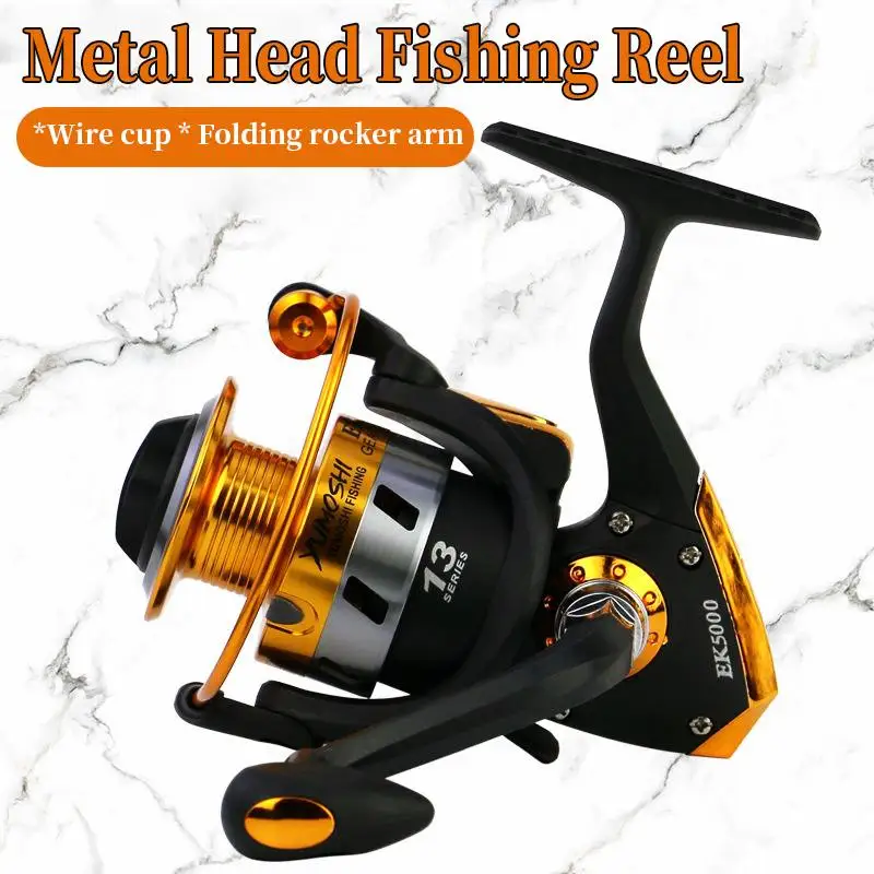 

Высокое качество 12 + 1BB катушки для спиннинга 5,1: 1 Шестерни коэффициент высокой Скорость металлическая катушка для рыбалки на карпа, катушка ...